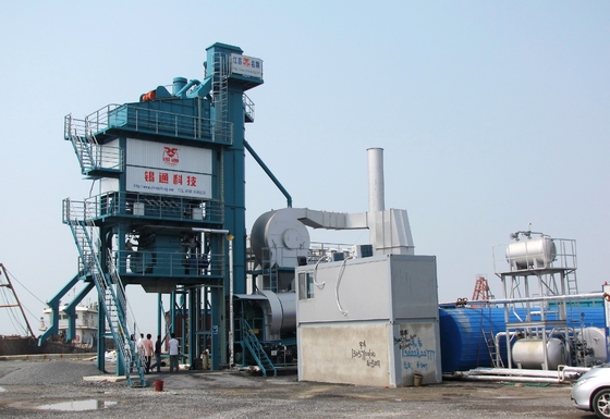 45 Seconds Mixing Cycle Bitumen Mixing Plant , Remote Control Aggregate Asphalt Plant Equipment