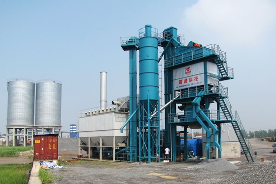45 Seconds Mixing Cycle Bitumen Mixing Plant , Remote Control Aggregate Asphalt Plant Equipment