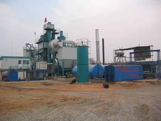 High Weighing Accuracy Asphalt Drum Mix Plant With Imported Burner And 60T Finished Product Silo