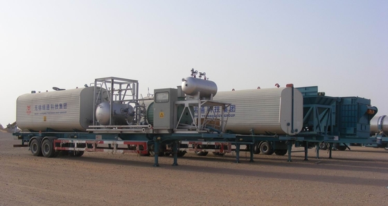 Mineral Wool Insulation Mobile Asphalt Mixing Plant 4kw Filler Conveyor 2000KG