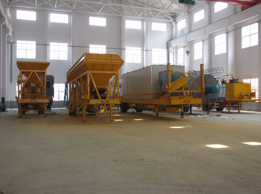 Continuous Level Indicator Asphalt Mixing Plant Mobile With Festo Air Cylinder
