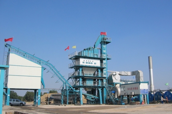 Tensile Sensor Asphalt Manufacturing Plant , 260tph Hot Elevator Asphalt Mixing Plant