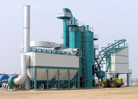 Tensile Sensor Asphalt Manufacturing Plant , 260tph Hot Elevator Asphalt Mixing Plant