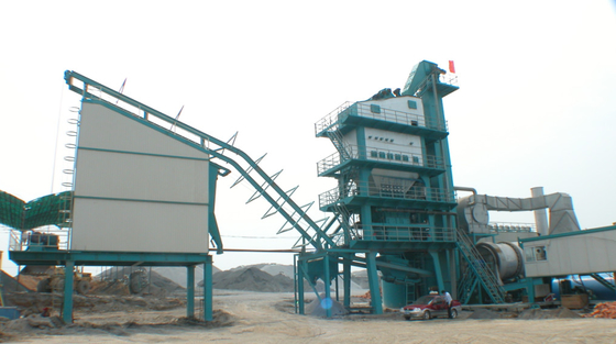 Dynamic Measuring Accuracy≤1.0% Bitumen Mixing Plant With Stable Asphalt - Aggregate Ratio