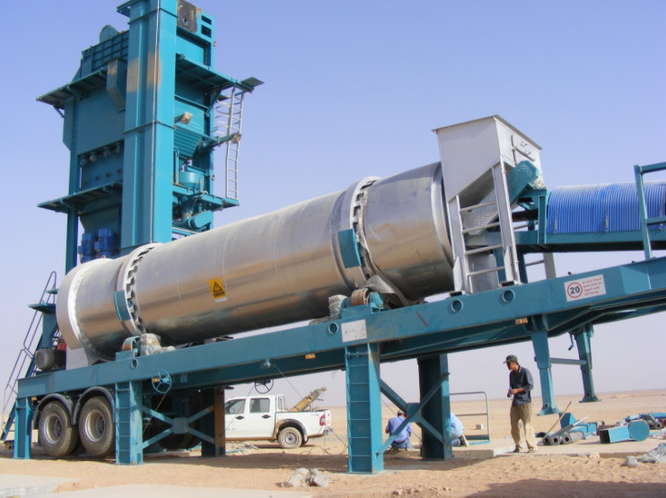 Mineral Wool Insulation Mobile Asphalt Mixing Plant 4kw Filler Conveyor 2000KG